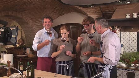 Ennio Barbieri with chef Gary Rhodes