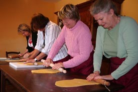 Kookcursus in Marche, Itali�.