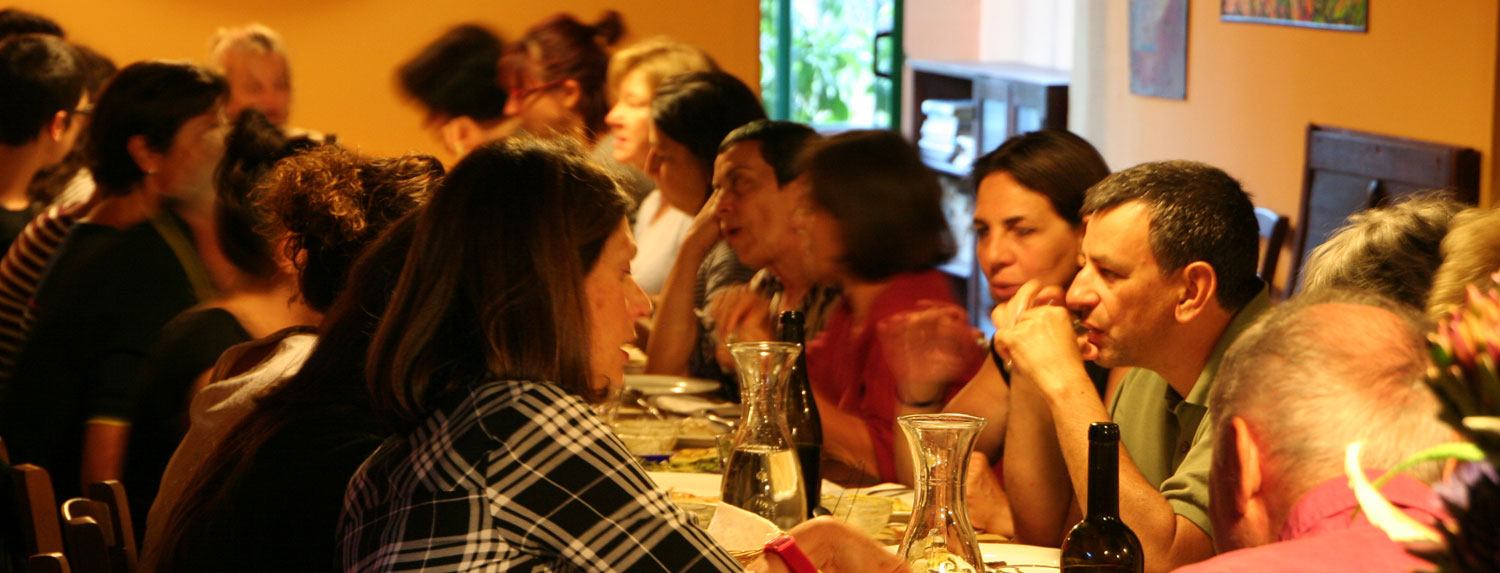 Dinner with new friends in your summer Holiday in Marche Italy