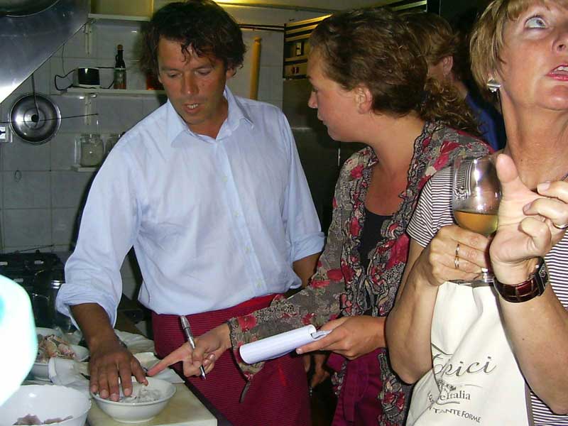 Cooking school in Italy.