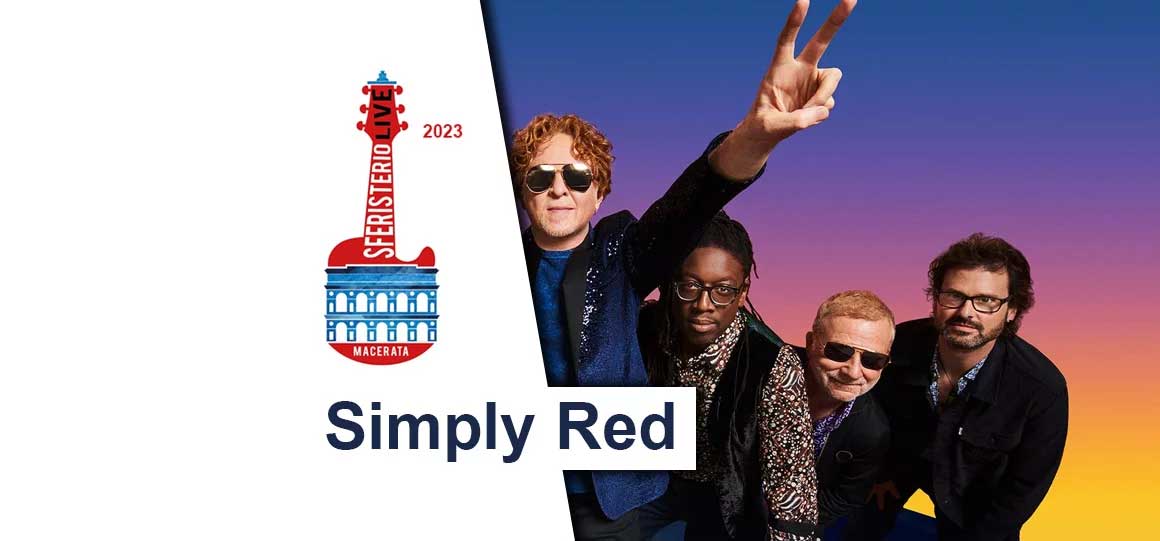 Simply Red allo Sferisterio 2023