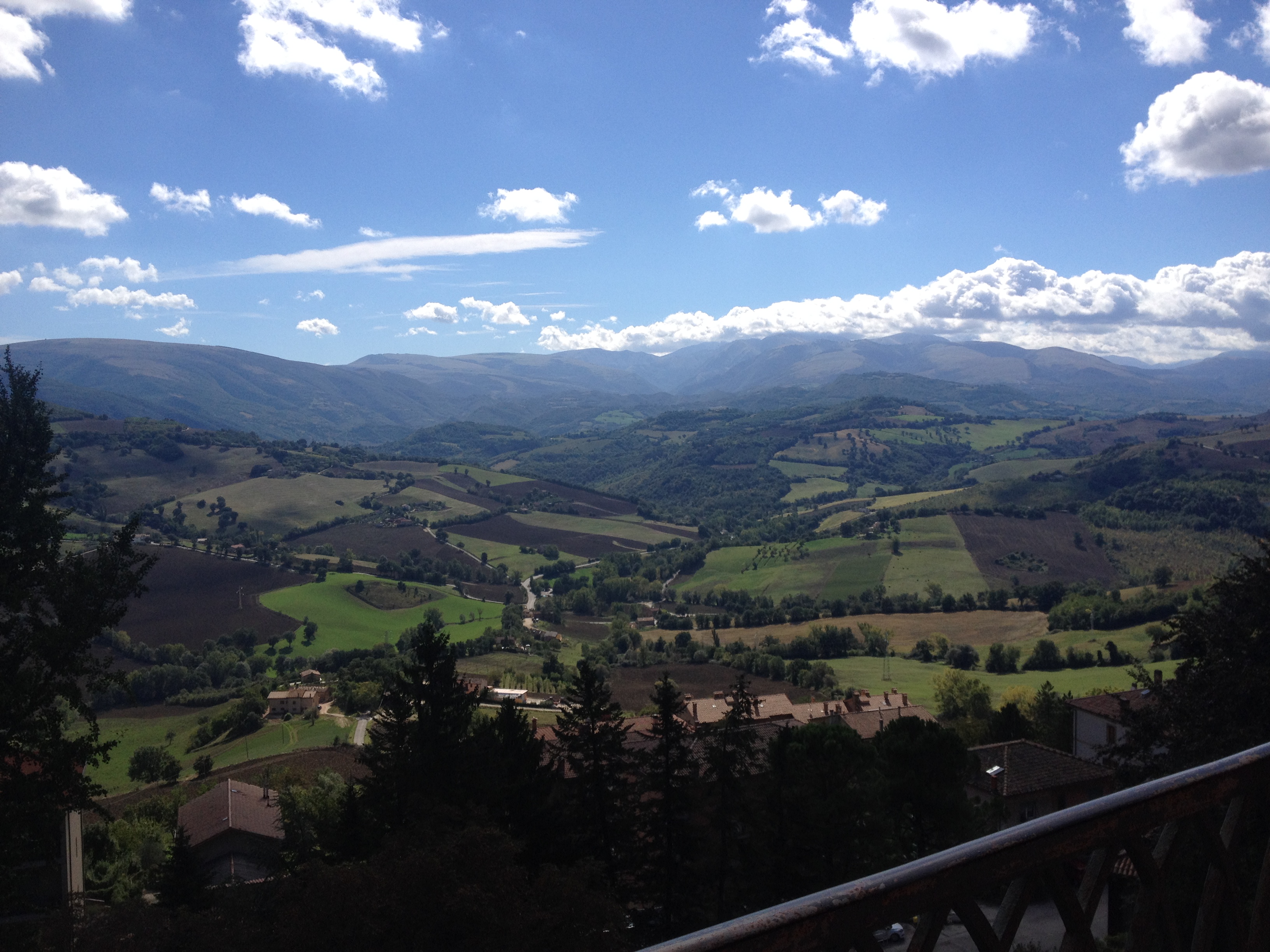 landscape from Camerino le Marche