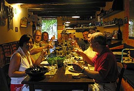 Kooklessen at the Caravanserraglio restaurant